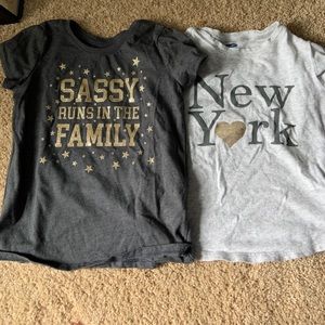 4t lot of t shirt. Old navy & Oshkosh